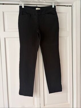 Classic Black Maren Pull-on Spartina Pants, Size Small. Gently worn